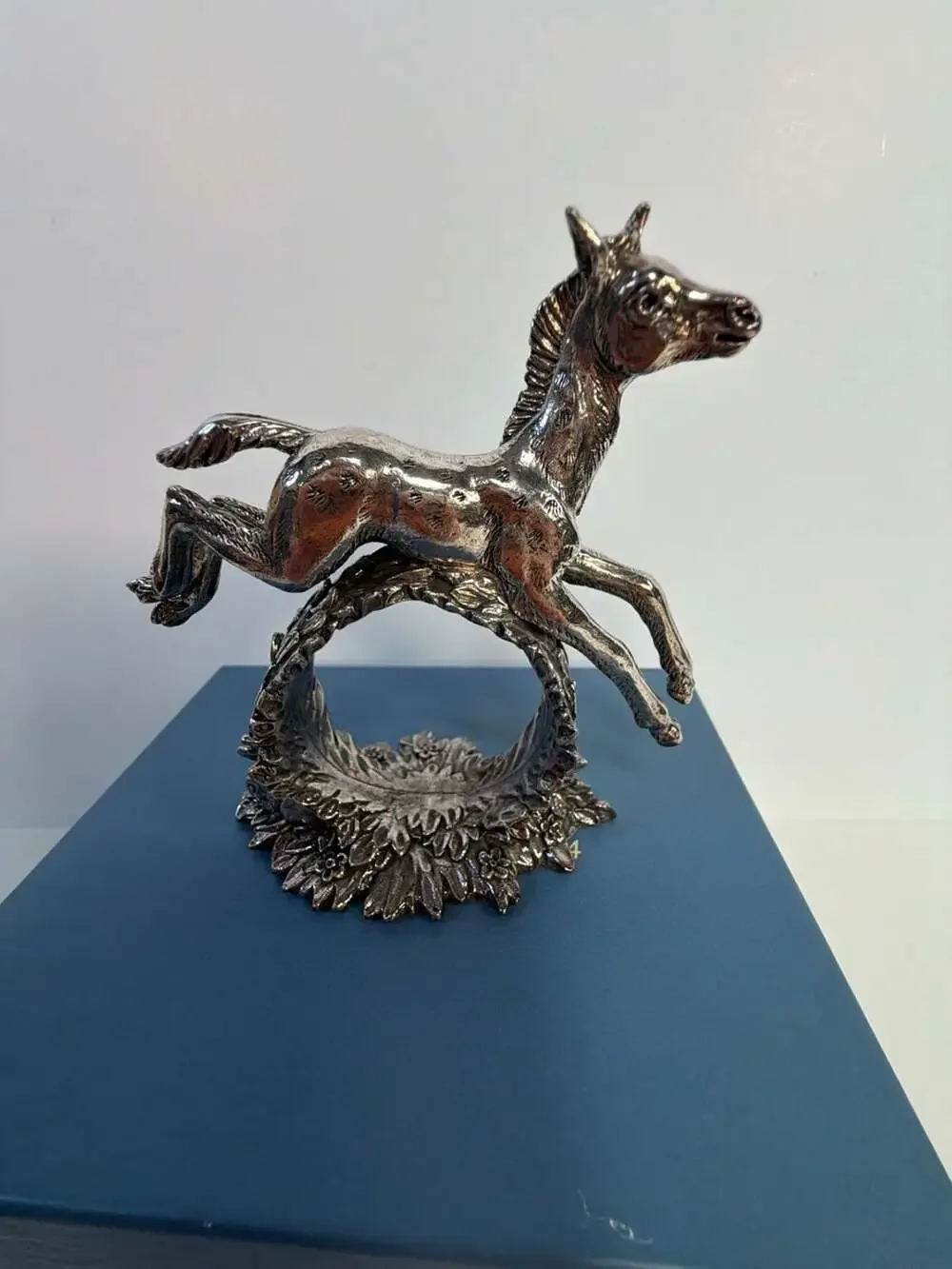 Reed & Barton 1824 Collection Yearling Horse Silverplate Napkin Ring